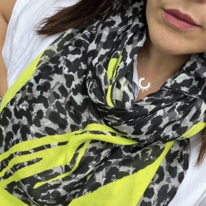 Eco Leopard Hearts - Neon